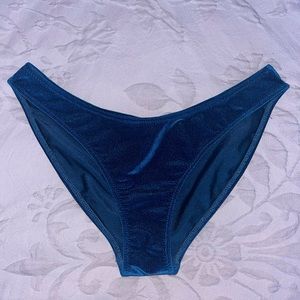 Triangl Blue velvet normal Bikini Bottoms